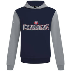NHL Montreal Canadiens Levelwear Ultimate Journey Pullover Hoodie - Navy/Gray