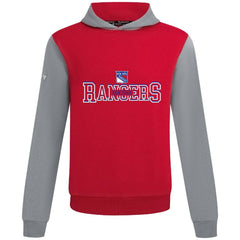 NHL New York Rangers Levelwear Ultimate Journey Pullover Hoodie - Red/Gray