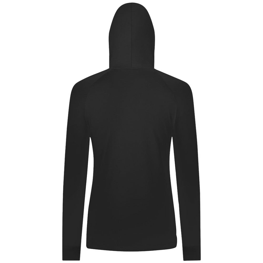 NHL Minnesota Wild Levelwear Women's Slender Monument Raglan Pullover Hoodie - Black