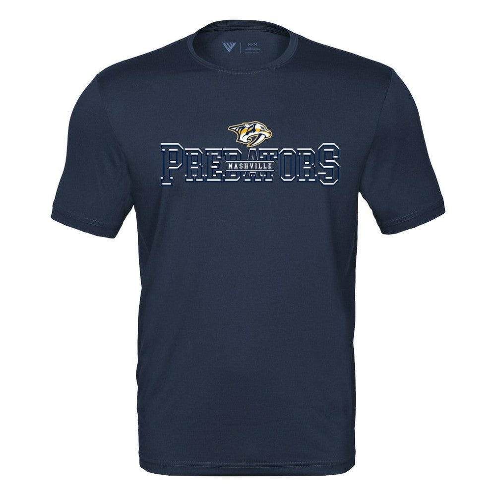 NHL Nashville Predators Levelwear Anthem Journey Performance T-Shirt - Navy