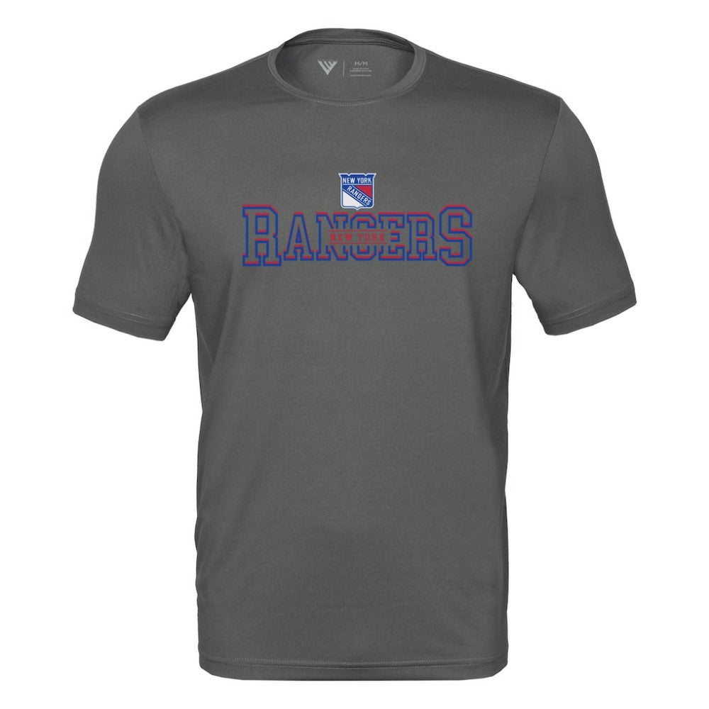 NHL New York Rangers Levelwear Anthem Journey Performance T-Shirt - Charcoal