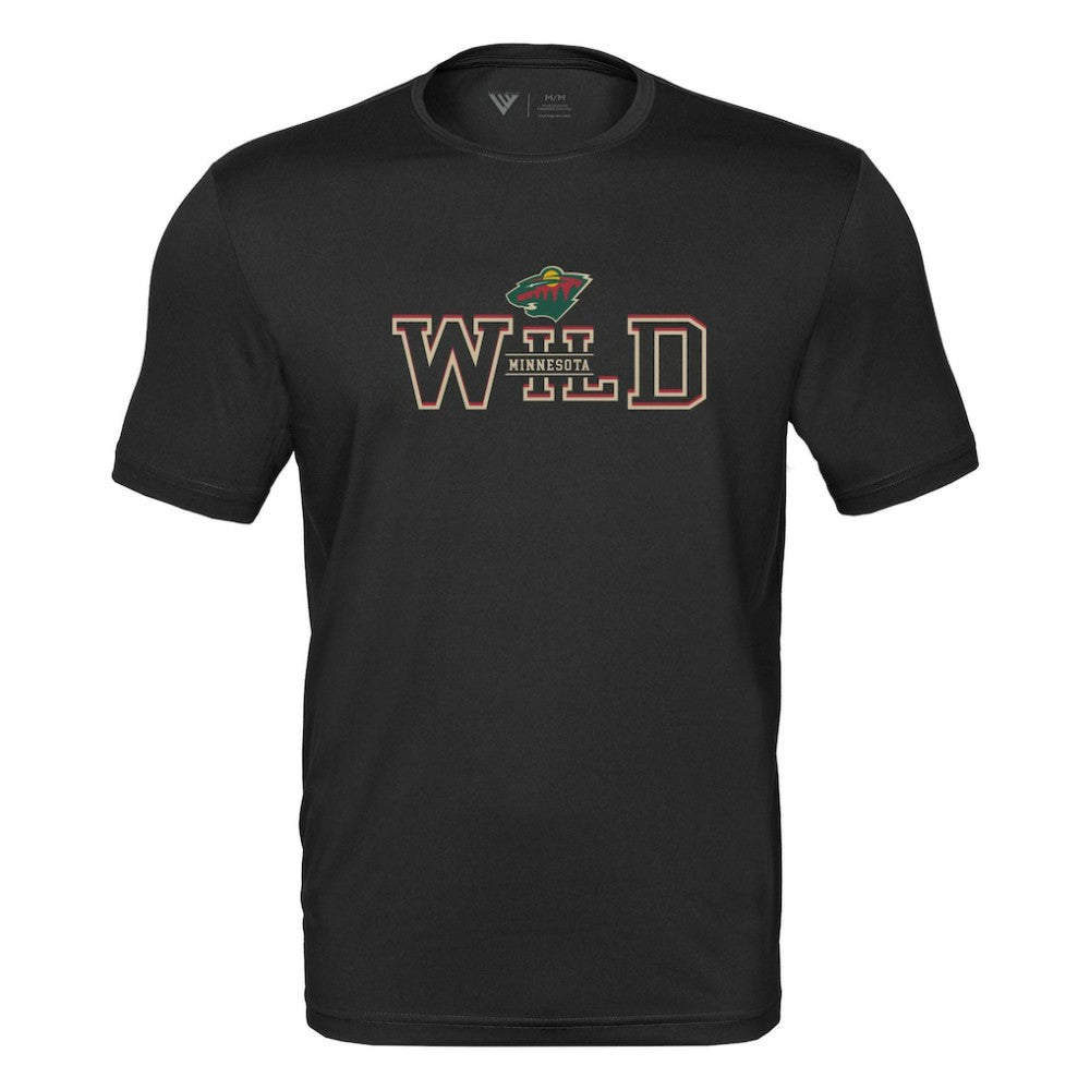 NHL Minnesota Wild Levelwear Anthem Journey Performance T-Shirt - Black