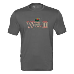 NHL Minnesota Wild Levelwear Anthem Journey Performance T-Shirt - Charcoal