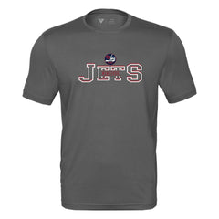 NHL Winnipeg Jets Levelwear Anthem Journey Performance T-Shirt - Charcoal