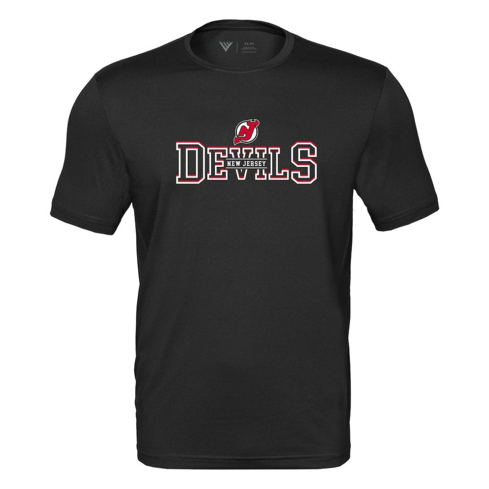 NHL New Jersey Devils Levelwear Anthem Journey Performance T-Shirt - Black