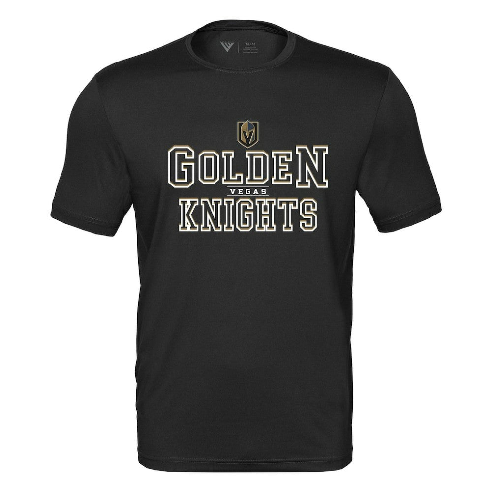 NHL Vegas Golden Knights Levelwear Anthem Journey Performance T-Shirt - Black