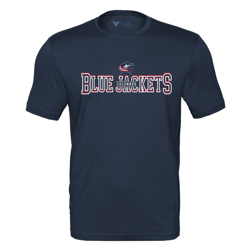 NHL Columbus Blue Jackets Levelwear Anthem Journey Performance T-Shirt - Navy