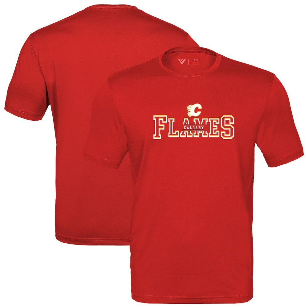 NHL Calgary Flames Levelwear Anthem Journey Performance T-Shirt - Red