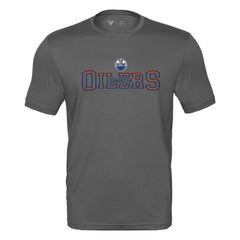 NHL Edmonton Oilers Levelwear Anthem Journey Performance T-Shirt - Charcoal