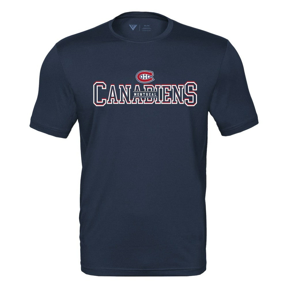NHL Montreal Canadiens Levelwear Anthem Journey Performance T-Shirt - Navy