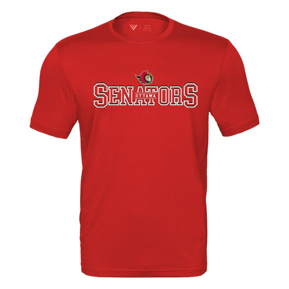 NHL Ottawa Senators Levelwear Anthem Journey Performance T-Shirt - Red