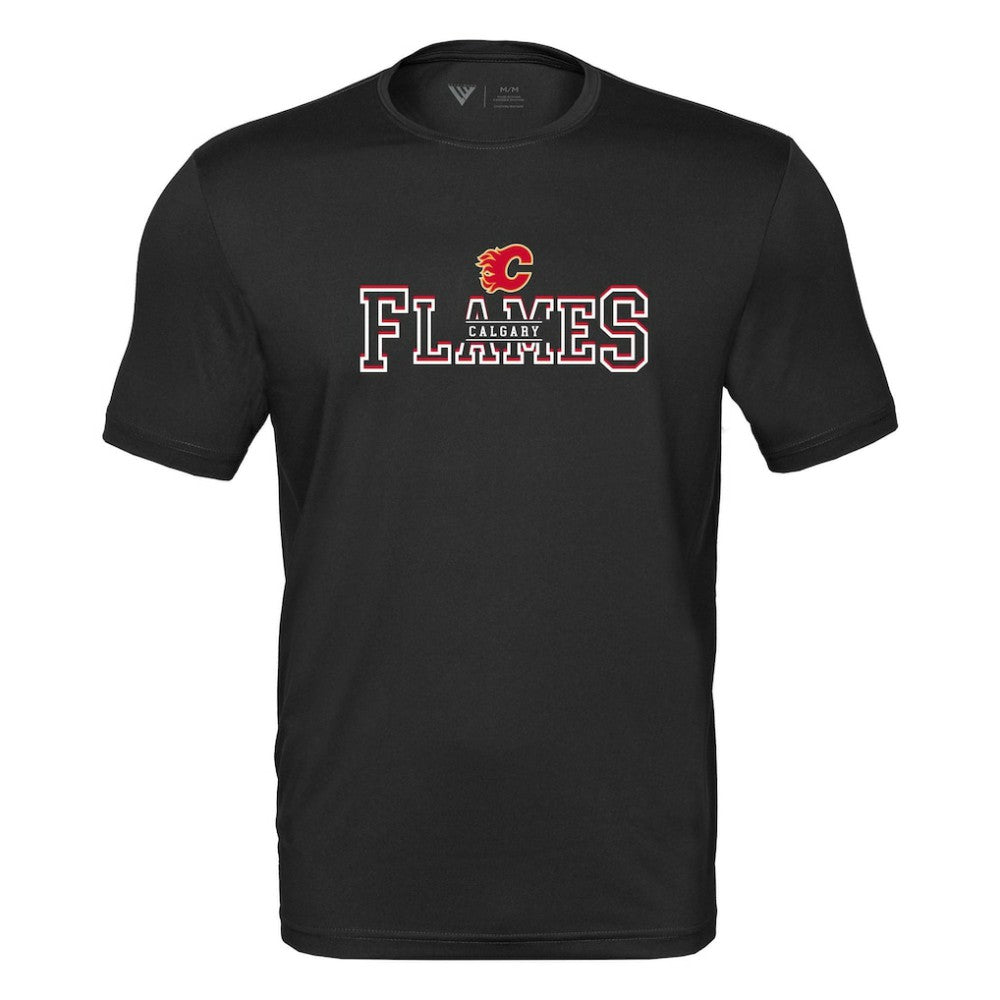 NHL Calgary Flames Levelwear Anthem Journey Performance T-Shirt - Black