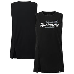 NHL Colorado Avalanche Levelwear Women's Influx Monument Tank Top - Black