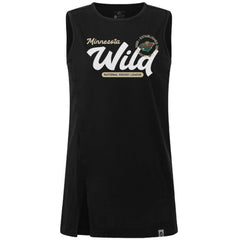 NHL Minnesota Wild Levelwear Women's Influx Monument Tank Top - Black