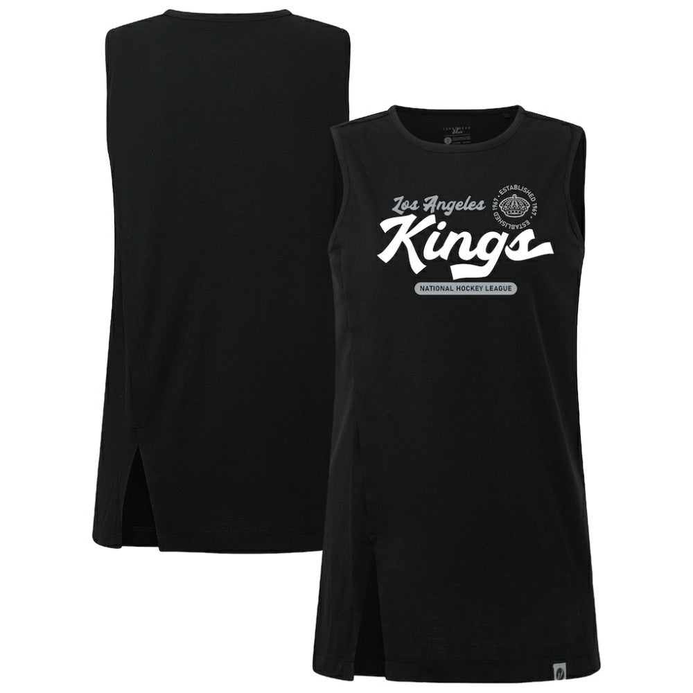 NHL Los Angeles Kings Levelwear Women's Influx Monument Tank Top - Black