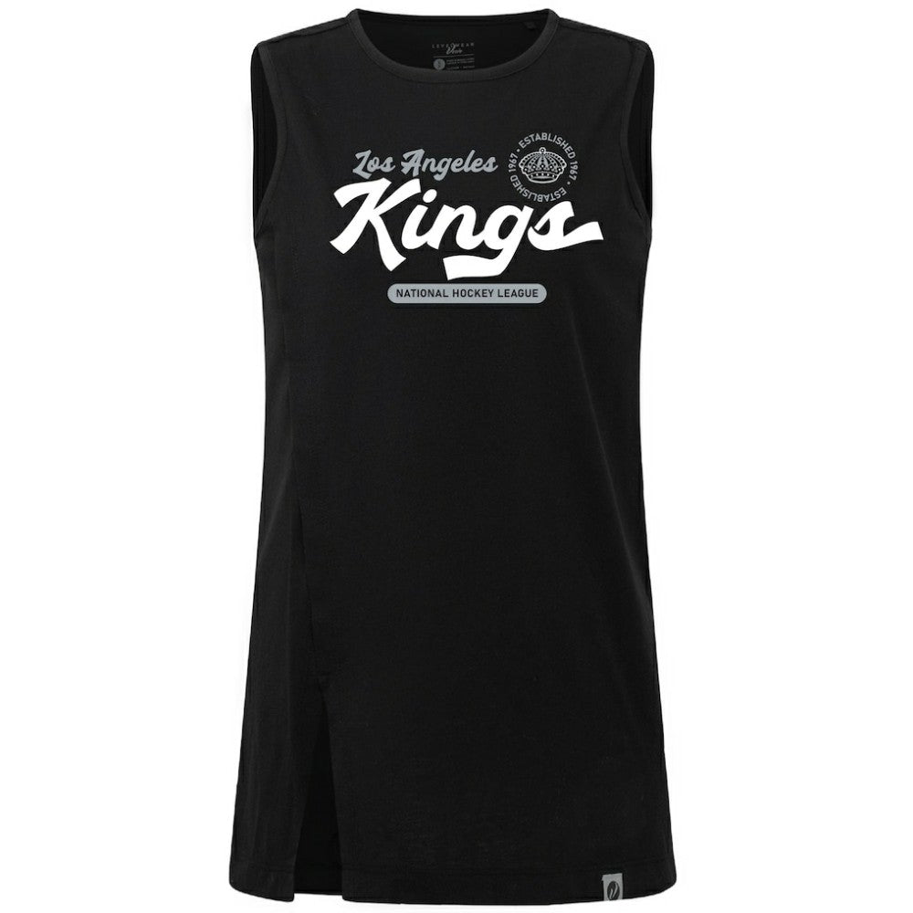 NHL Los Angeles Kings Levelwear Women's Influx Monument Tank Top - Black