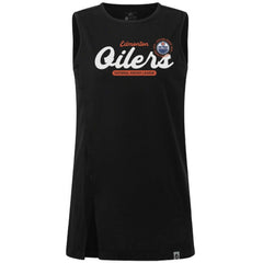 NHL Edmonton Oilers Levelwear Women's Influx Monument Tank Top - Black