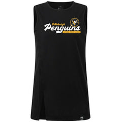 NHL Pittsburgh Penguins Levelwear Women's Influx Monument Tank Top - Black