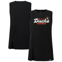NHL Anaheim Ducks Levelwear Women's Influx Monument Tank Top - Black
