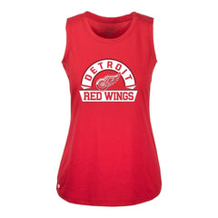 NHL Detroit Red Wings Levelwear Women's Macy Banner Arch Tank Top - Red