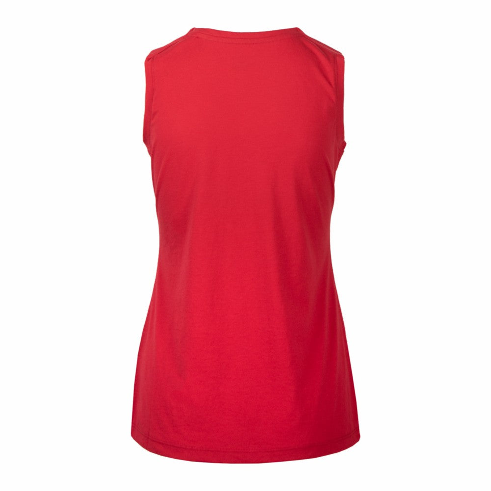 NHL New York Rangers Levelwear Women's Macy Banner Arch Tank Top - Red