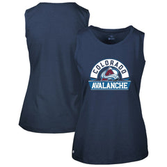 NHL Colorado Avalanche Levelwear Women's Macy Banner Arch Tank Top - Navy