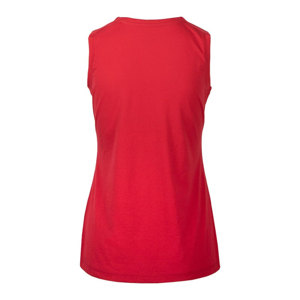 NHL Calgary Flames Levelwear Women's Macy Banner Arch Tank Top - Red