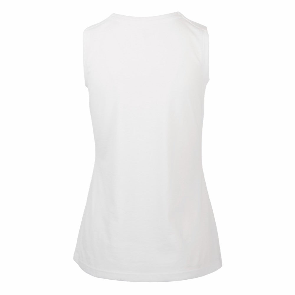 NHL Toronto Maple Leafs Levelwear Women's Macy Banner Arch Tank Top - White