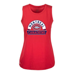 NHL Montreal Canadiens Levelwear Women's Macy Banner Arch Tank Top - Red
