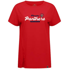NHL Florida Panthers Levelwear Women's Influx Monument T-Shirt - Red