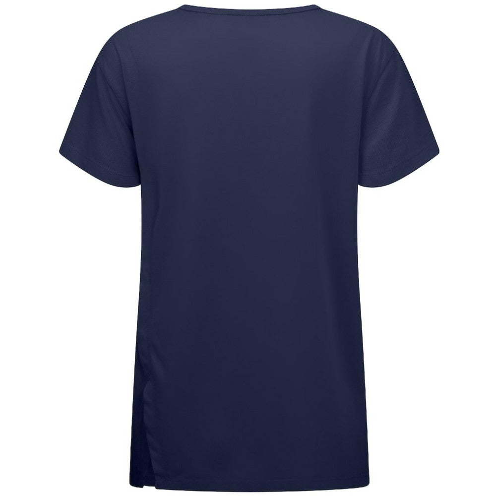 NHL Columbus Blue Jackets Levelwear Women's Influx Monument T-Shirt - Navy