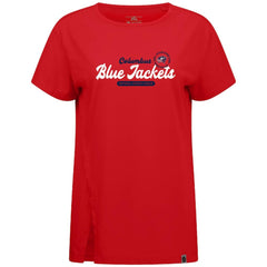 NHL Columbus Blue Jackets Levelwear Women's Influx Monument T-Shirt - Red