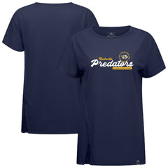 NHL Nashville Predators Levelwear Women's Influx Monument T-Shirt - Navy