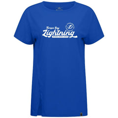 NHL Tampa Bay Lightning Levelwear Women's Influx Monument T-Shirt - Royal