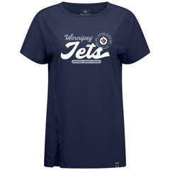 NHL Winnipeg Jets Levelwear Women's Influx Monument T-Shirt - Navy
