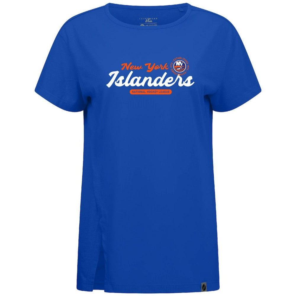 NHL New York Islanders Levelwear Women's Influx Monument T-Shirt - Royal
