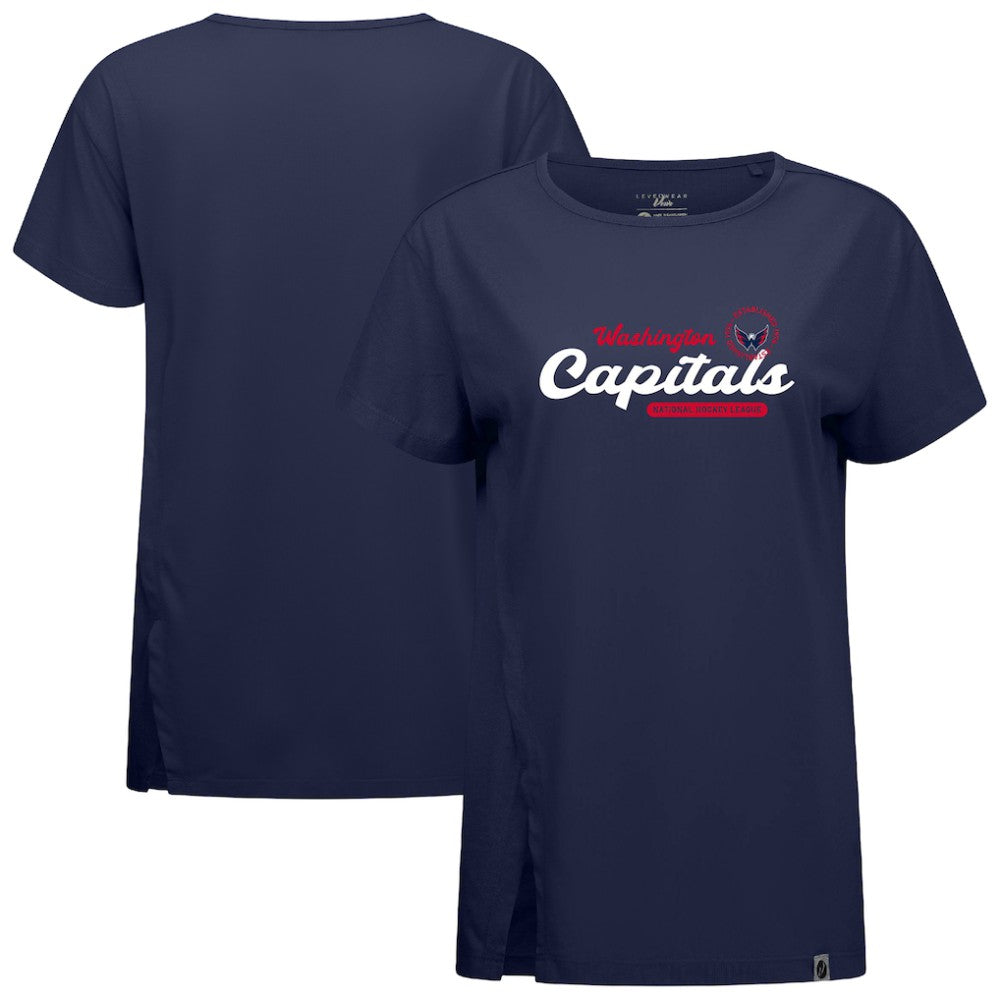 NHL Washington Capitals Levelwear Women's Influx Monument T-Shirt - Navy