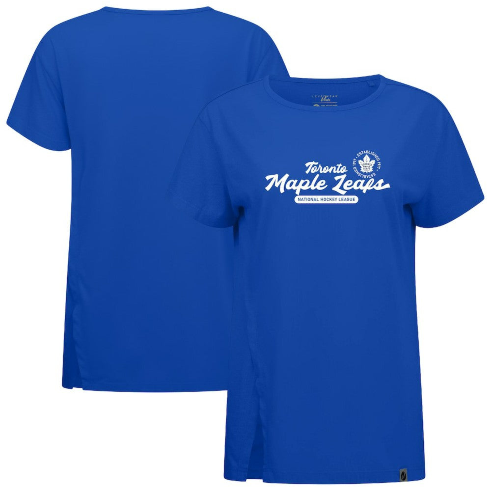 NHL Toronto Maple Leafs Levelwear Women's Influx Monument T-Shirt - Royal