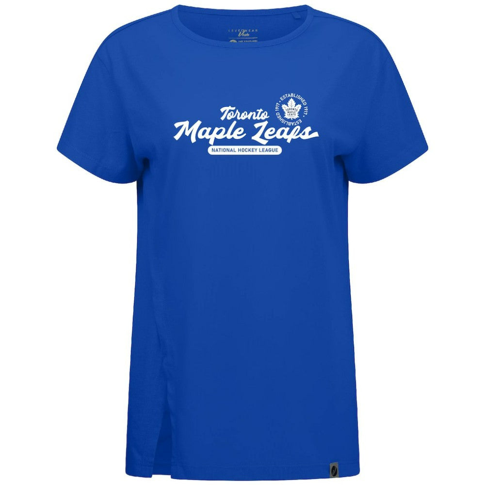 NHL Toronto Maple Leafs Levelwear Women's Influx Monument T-Shirt - Royal