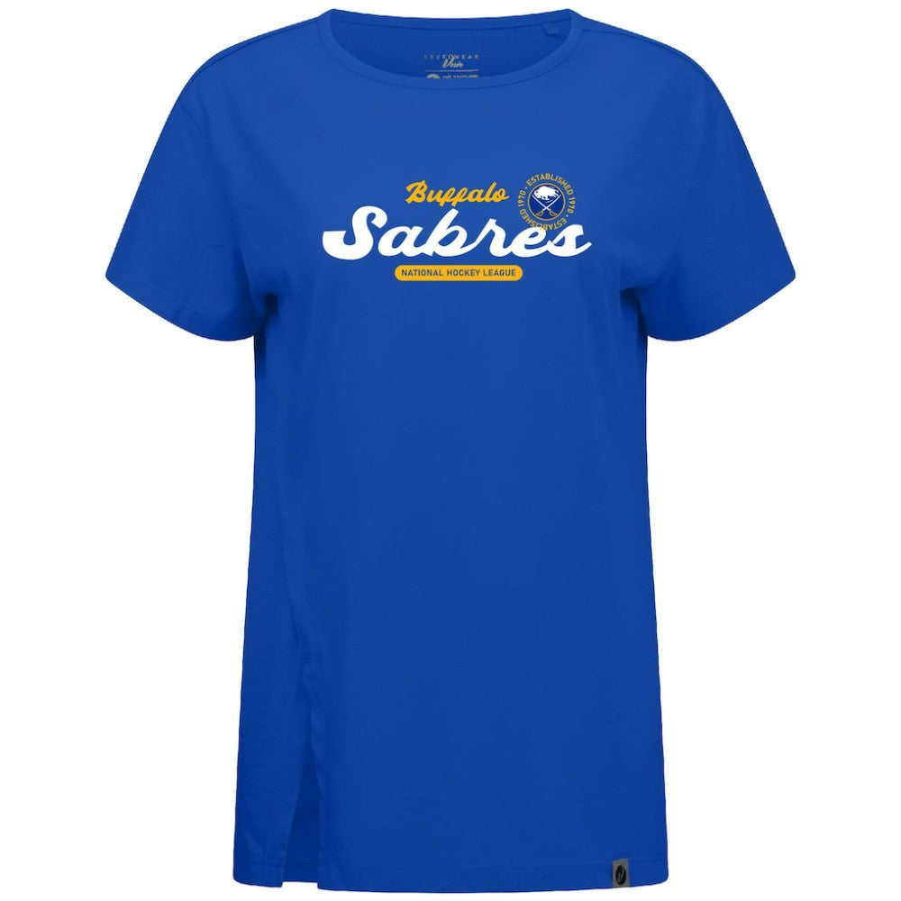 NHL Buffalo Sabres Levelwear Women's Influx Monument T-Shirt - Royal