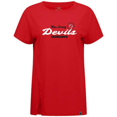 NHL New Jersey Devils Levelwear Women's Influx Monument T-Shirt - Red