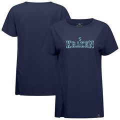 NHL Seattle Kraken Levelwear Women's Influx Journey T-Shirt - Deep Sea Blue
