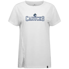 NHL Vancouver Canucks Levelwear Women's Influx Journey T-Shirt - White