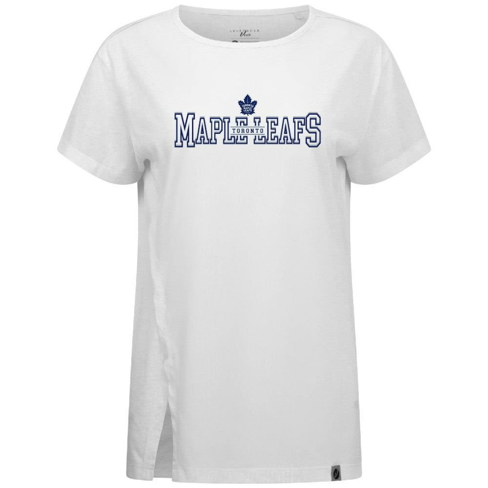 NHL Toronto Maple Leafs Levelwear Women's Influx Journey T-Shirt - White