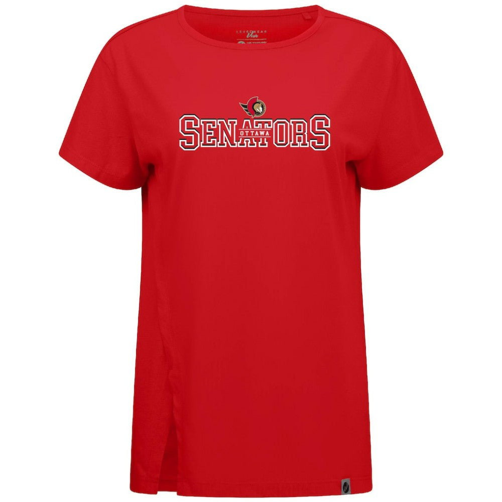 NHL Ottawa Senators Levelwear Women's Influx Journey T-Shirt - Red