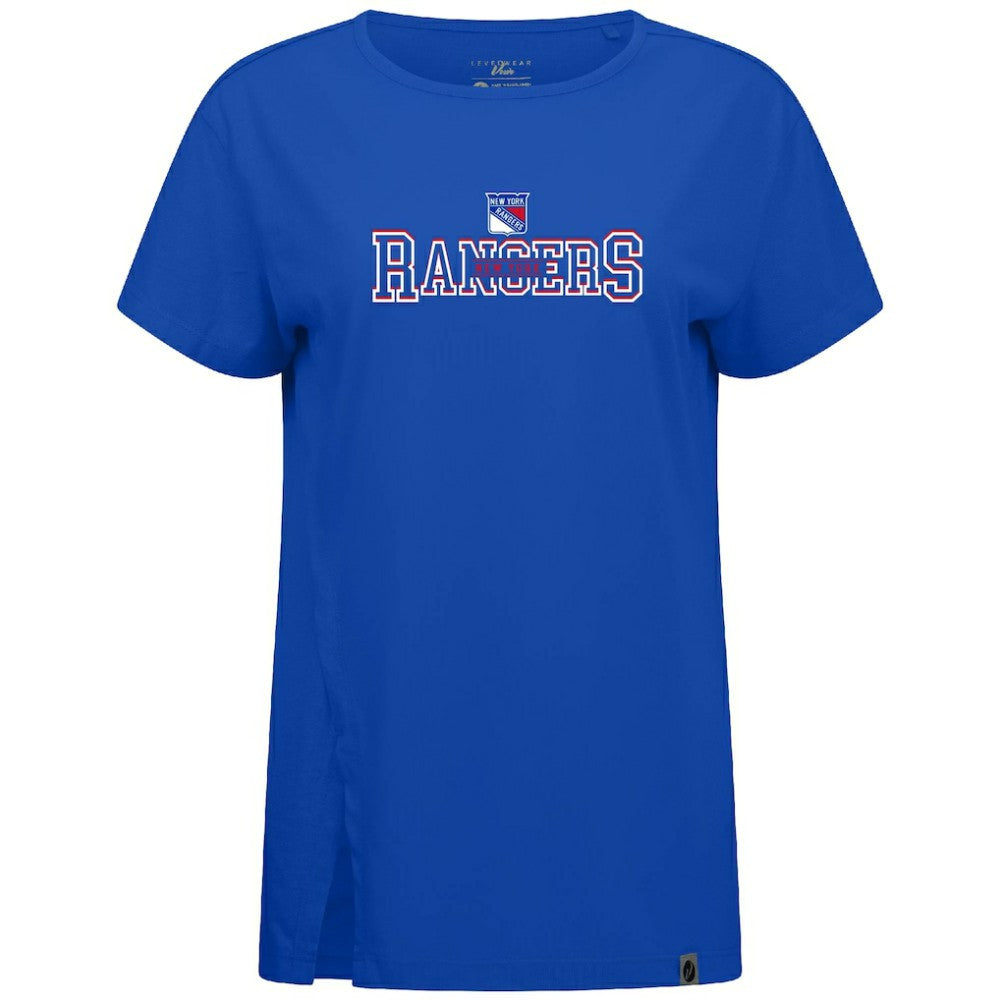 NHL New York Rangers Levelwear Women's Influx Journey T-Shirt - Royal