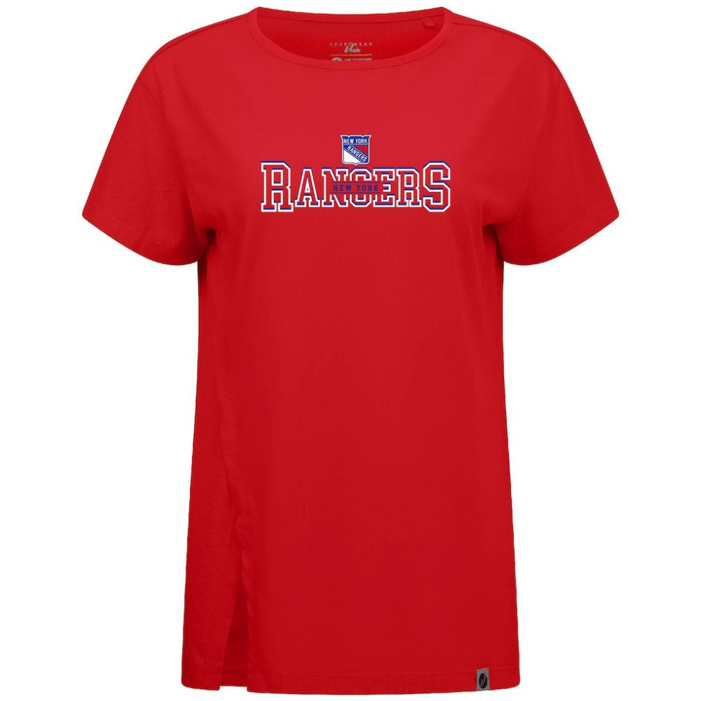 NHL New York Rangers Levelwear Women's Influx Journey T-Shirt - Red