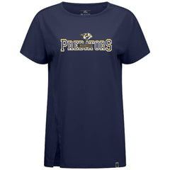 NHL Nashville Predators Levelwear Women's Influx Journey T-Shirt - Navy