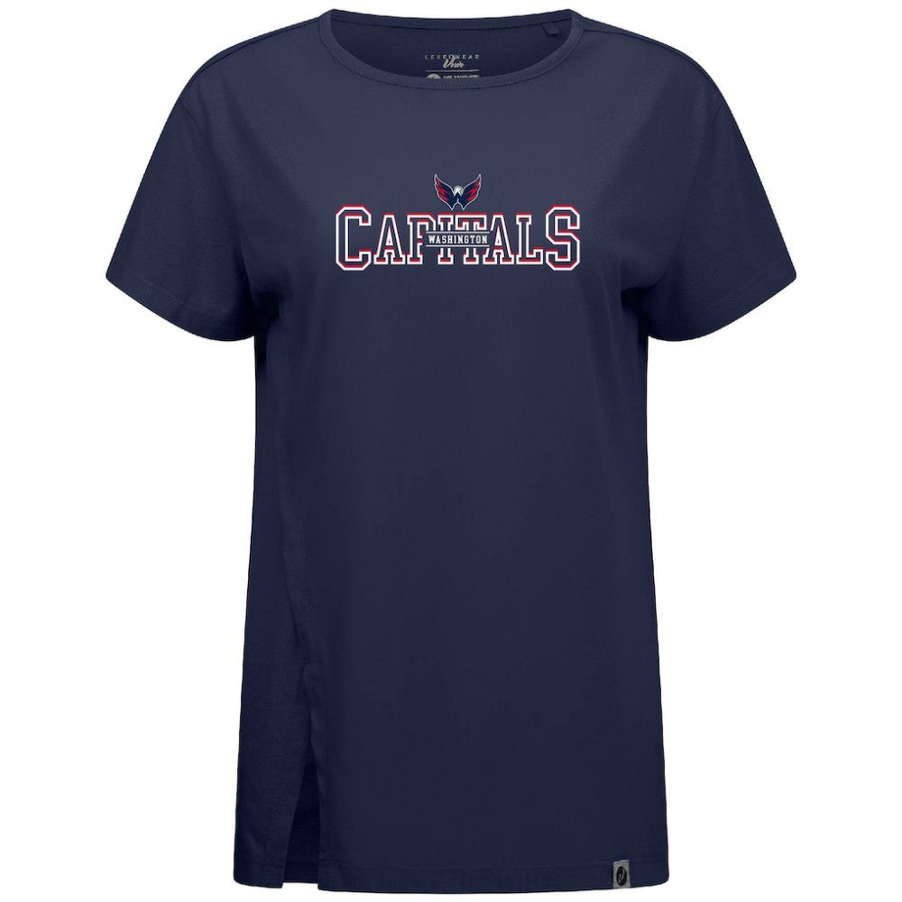 NHL Washington Capitals Levelwear Women's Influx Journey T-Shirt - Navy