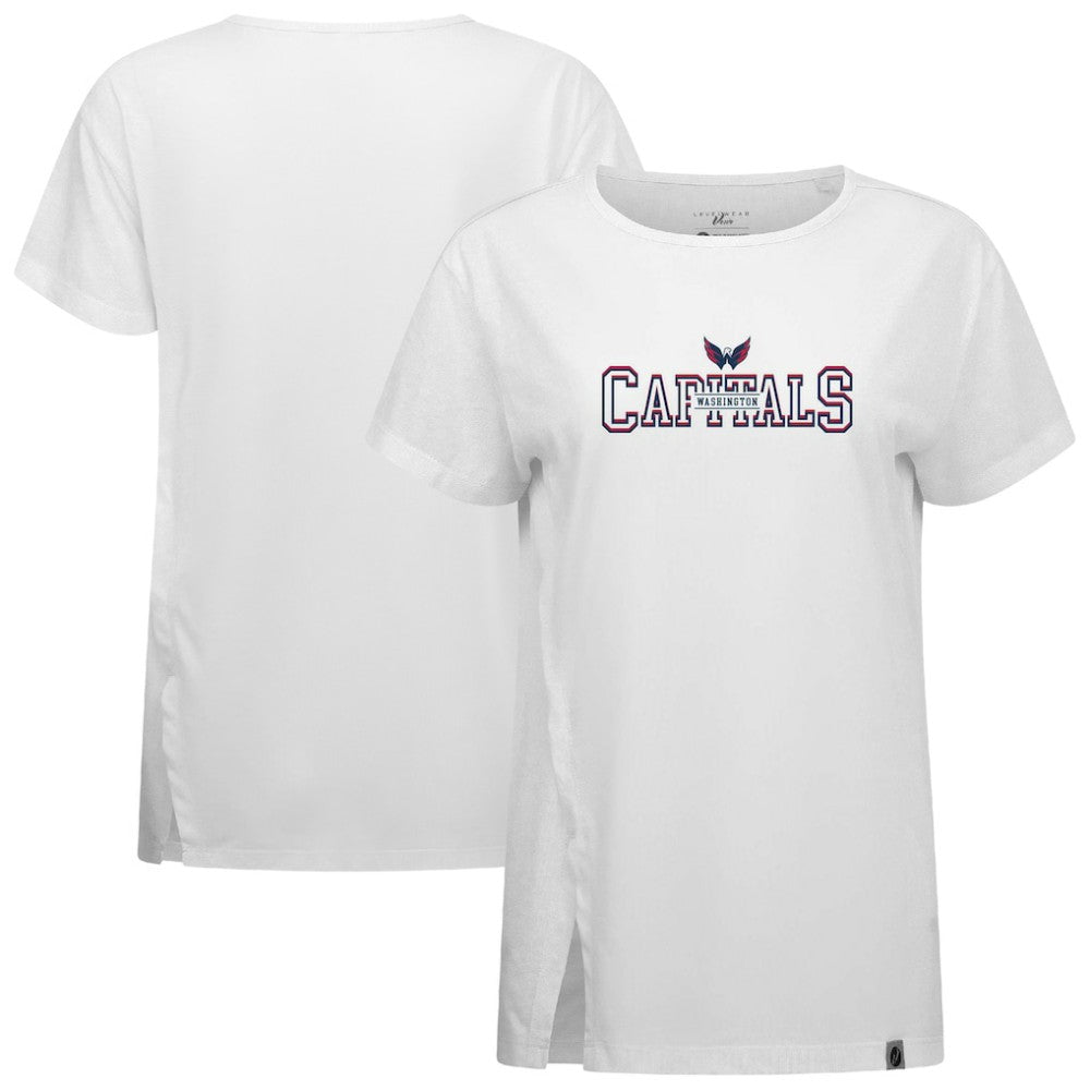 NHL Washington Capitals Levelwear Women's Influx Journey T-Shirt - White